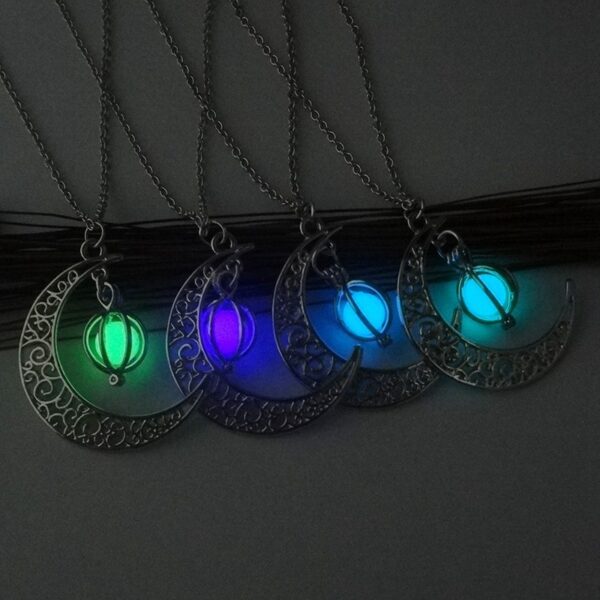 Fashionable Healing Necklace with Luminous Moonstone: Stylish Jewelry featuring a Natural Glowing Stone, a Lovely Gift for Women - Image 7