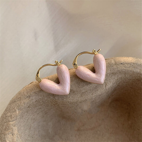 Ins Heart Love Earrings For Women Fashion Accessories Jewelry - Image 7