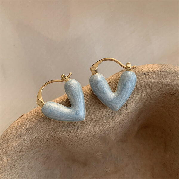 Ins Heart Love Earrings For Women Fashion Accessories Jewelry - Image 8