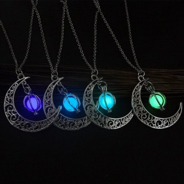Fashionable Healing Necklace with Luminous Moonstone: Stylish Jewelry featuring a Natural Glowing Stone, a Lovely Gift for Women - Image 8
