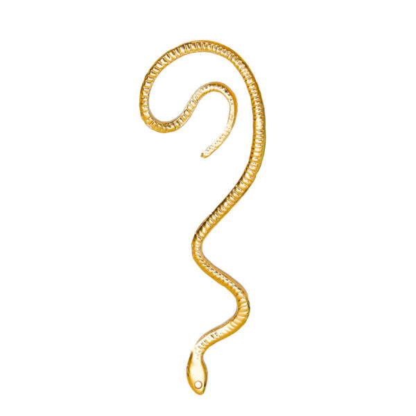 Vintage Zircon Snake-shaped Non-Hole Ear Clip: Exaggerated Fake Cartilage Ear Cuff for Women, Fashionable Jewelry Gift - Image 4