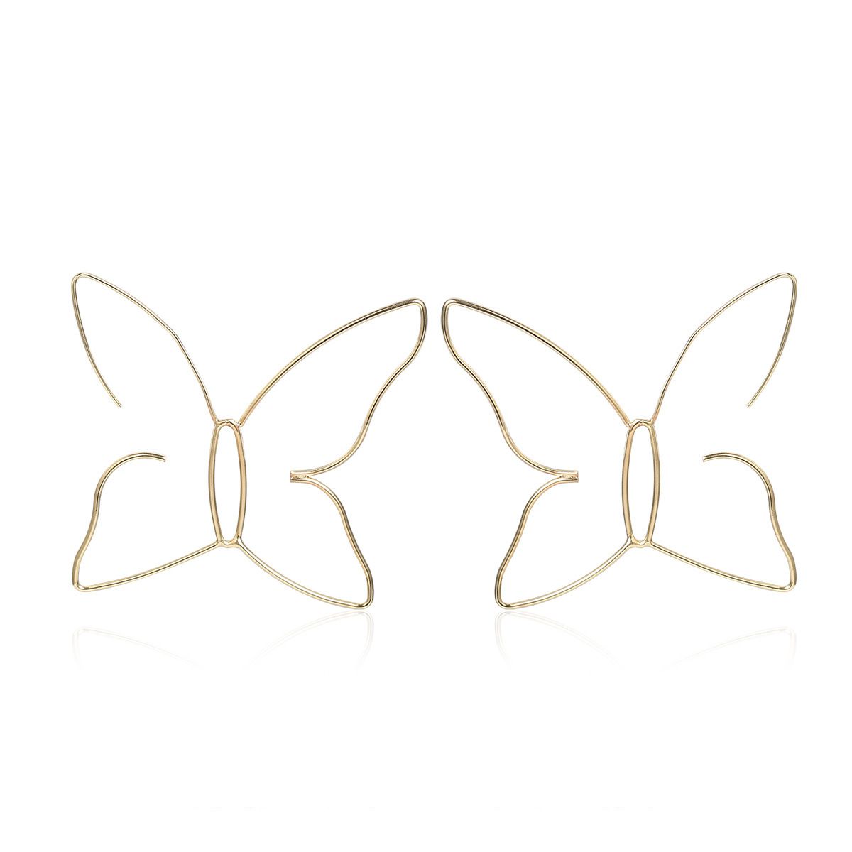 Fashionable Copper Earrings with Stylish Butterfly Design for Women Across Borders