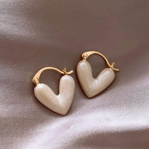 Ins Heart Love Earrings For Women Fashion Accessories Jewelry - Image 2