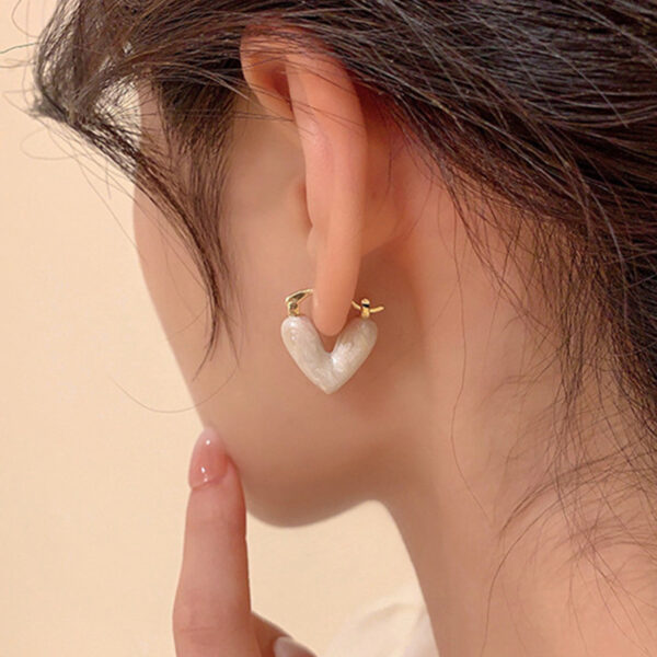 Ins Heart Love Earrings For Women Fashion Accessories Jewelry - Image 6